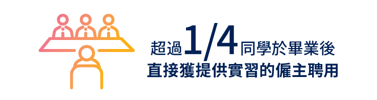 實習為學生擴展事業網絡 超過1/4同學於畢業後直接獲提供實習的僱主聘用